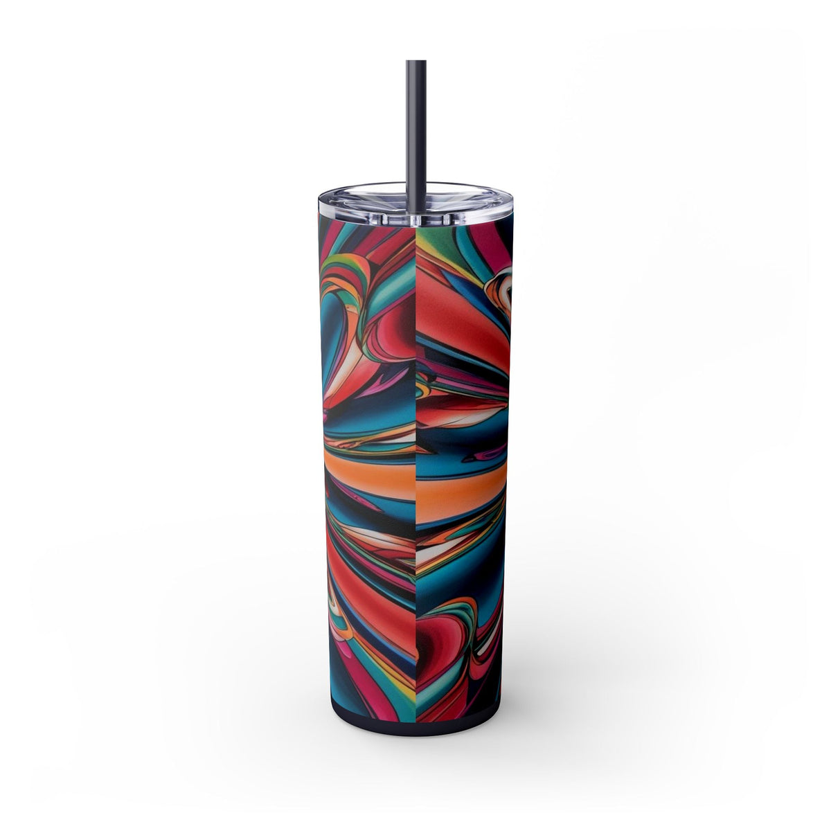 Skinny Tumbler with Straw – 20 oz Stainless Steel Cup