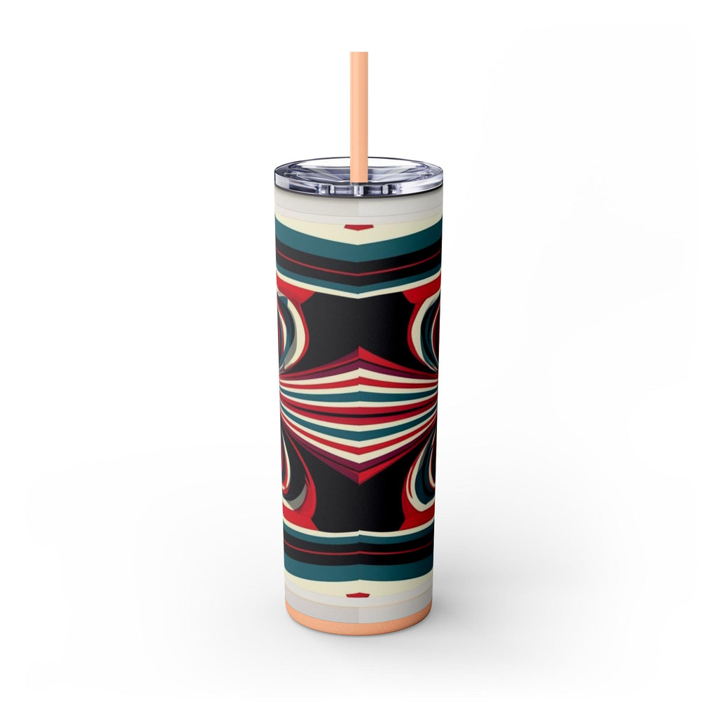 Skinny Tumbler with Straw – 20 oz Stainless Steel Cup