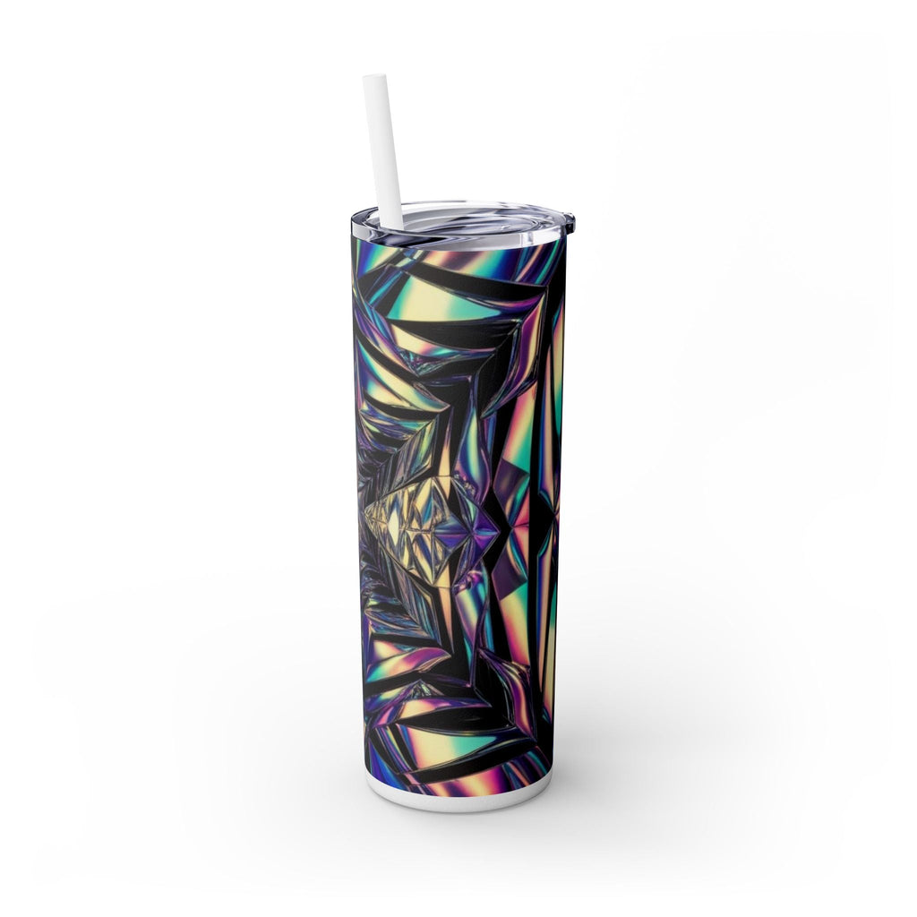 Skinny Tumbler with Straw – 20 oz Stainless Steel Cup