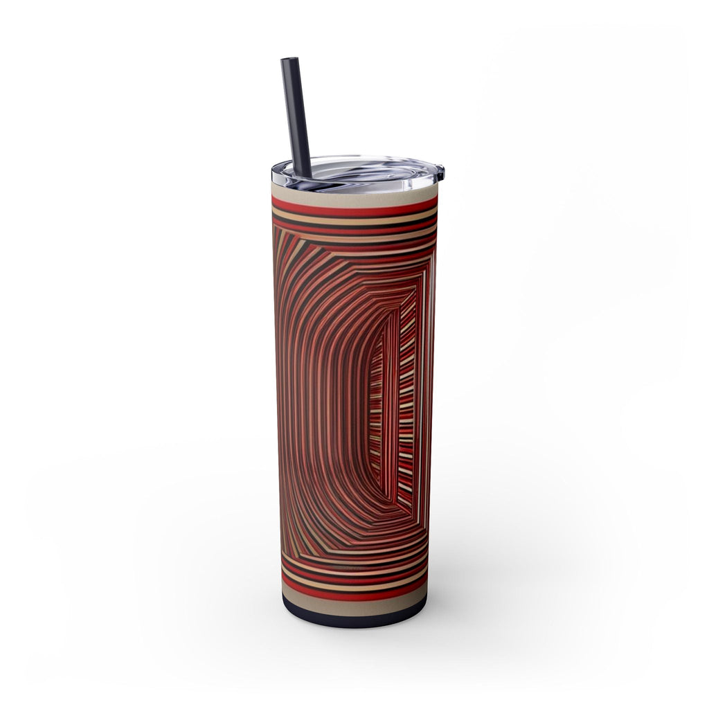 Skinny Tumbler with Straw – 20 oz Stainless Steel Cup