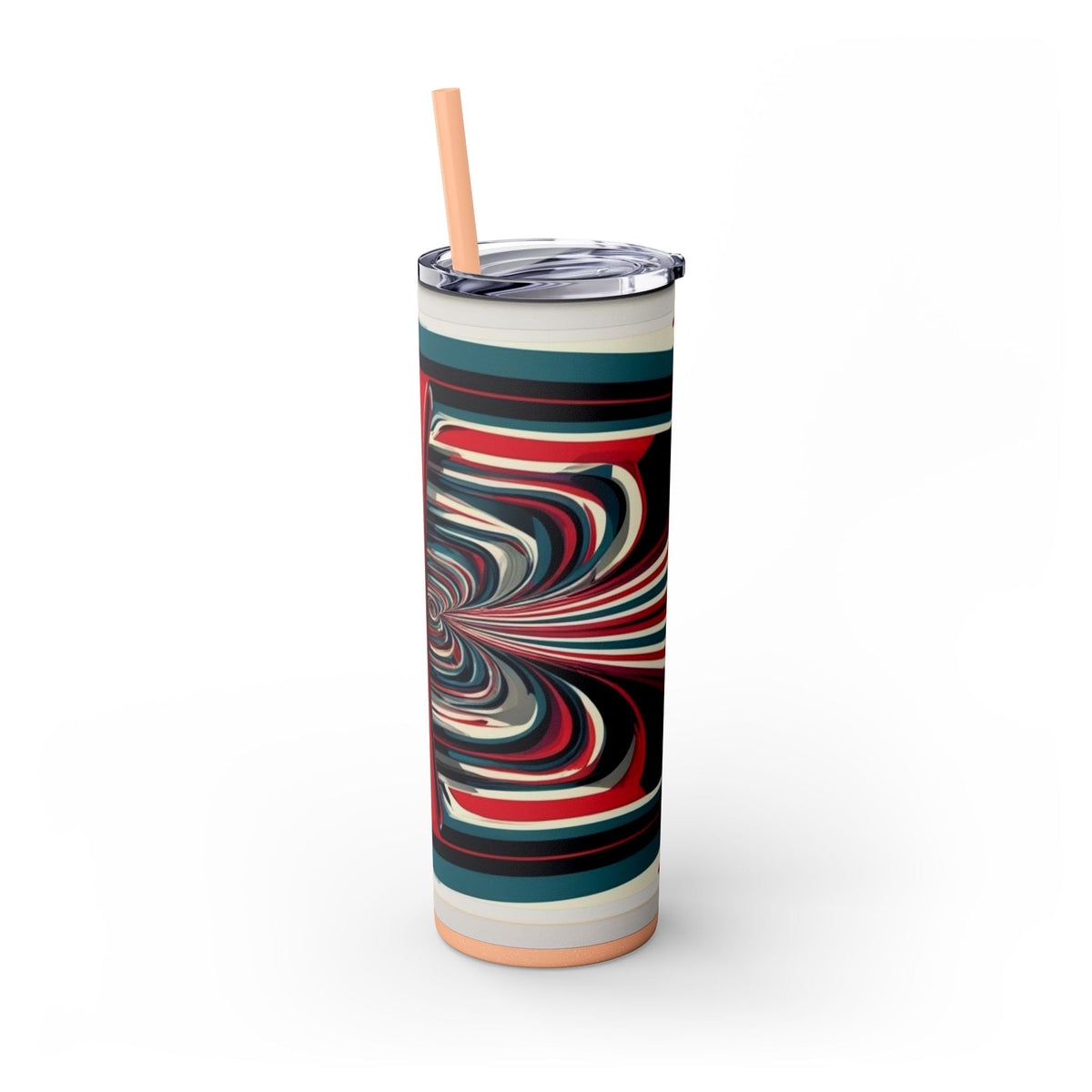 Skinny Tumbler with Straw – 20 oz Stainless Steel Cup