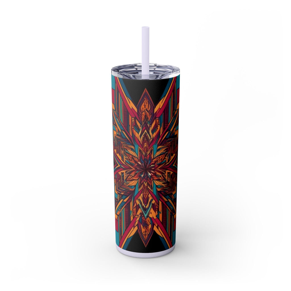 Skinny Tumbler with Straw – 20 oz Stainless Steel Cup