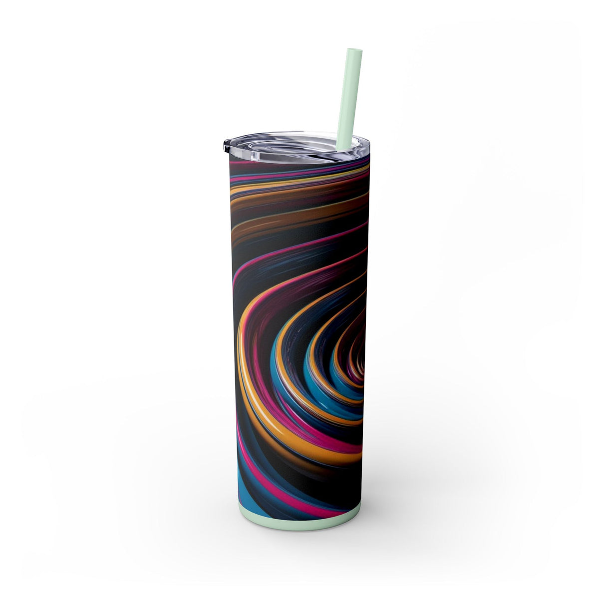 Skinny Tumbler with Straw – 20 oz Stainless Steel Cup