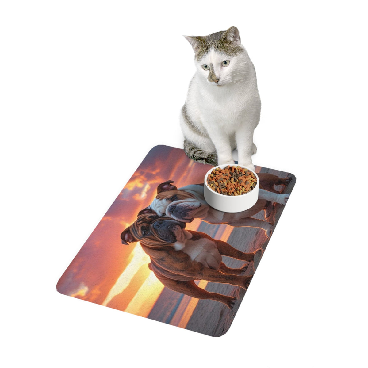 Non-Slip Pet Food Mat – Waterproof Feeding Mat for Dogs