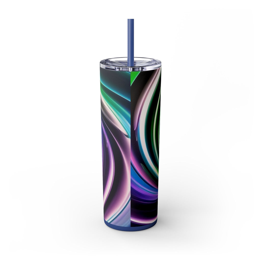 Skinny Tumbler with Straw – 20 oz Stainless Steel Cup