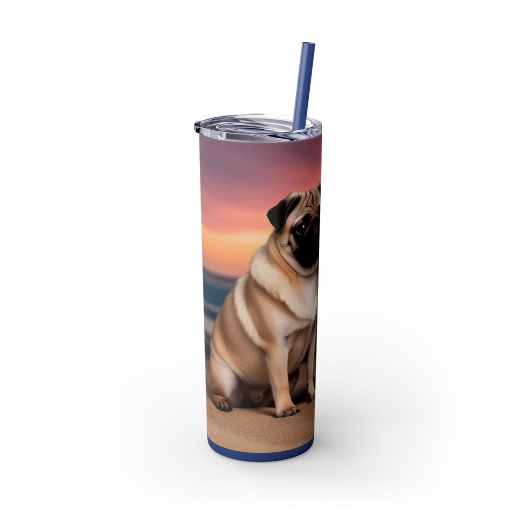 Skinny Tumbler with Straw – 20 oz Stainless Steel Cup