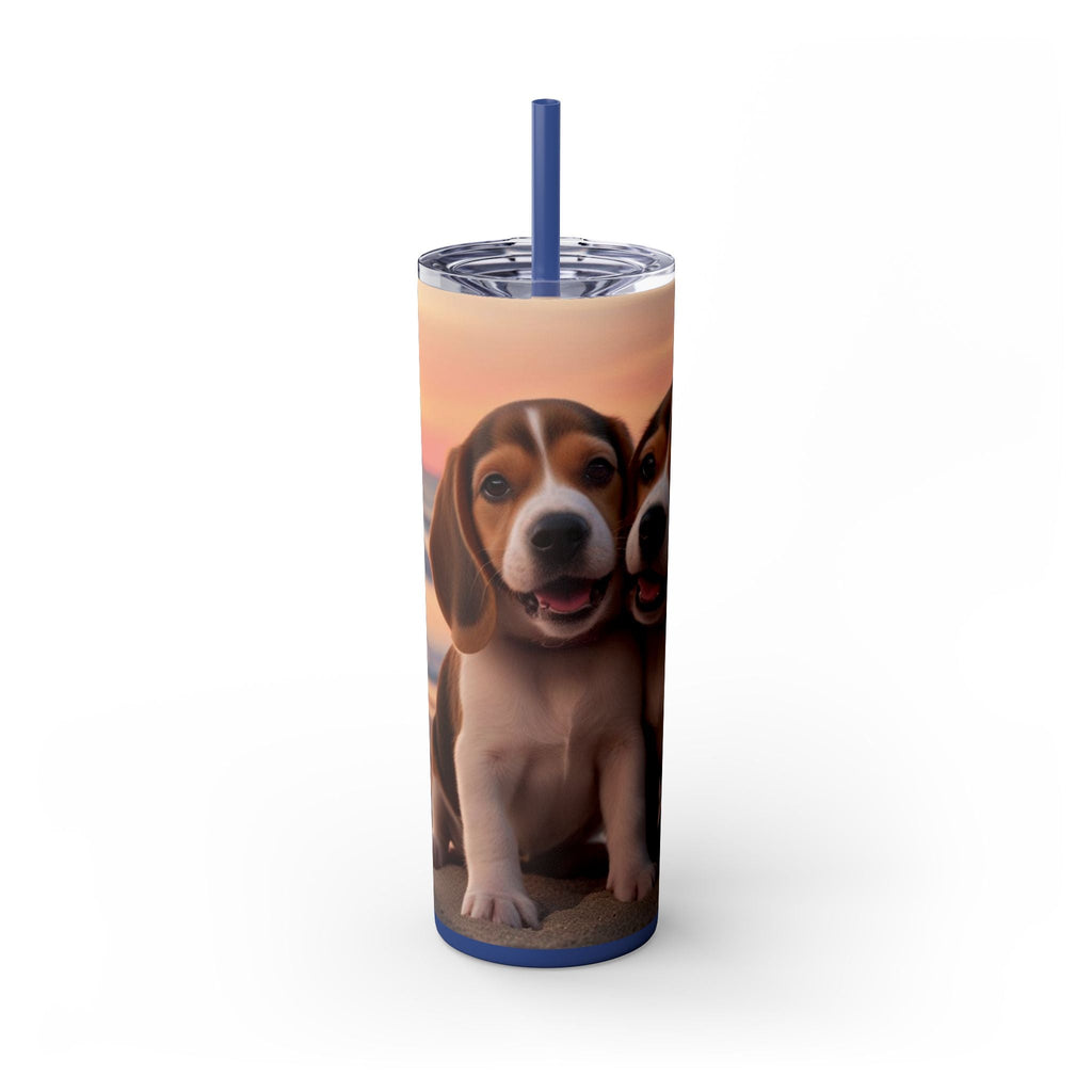 Skinny Tumbler with Straw – 20 oz Stainless Steel Cup