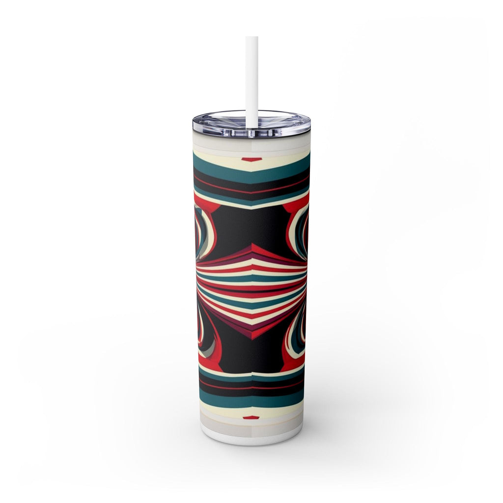 Skinny Tumbler with Straw – 20 oz Stainless Steel Cup