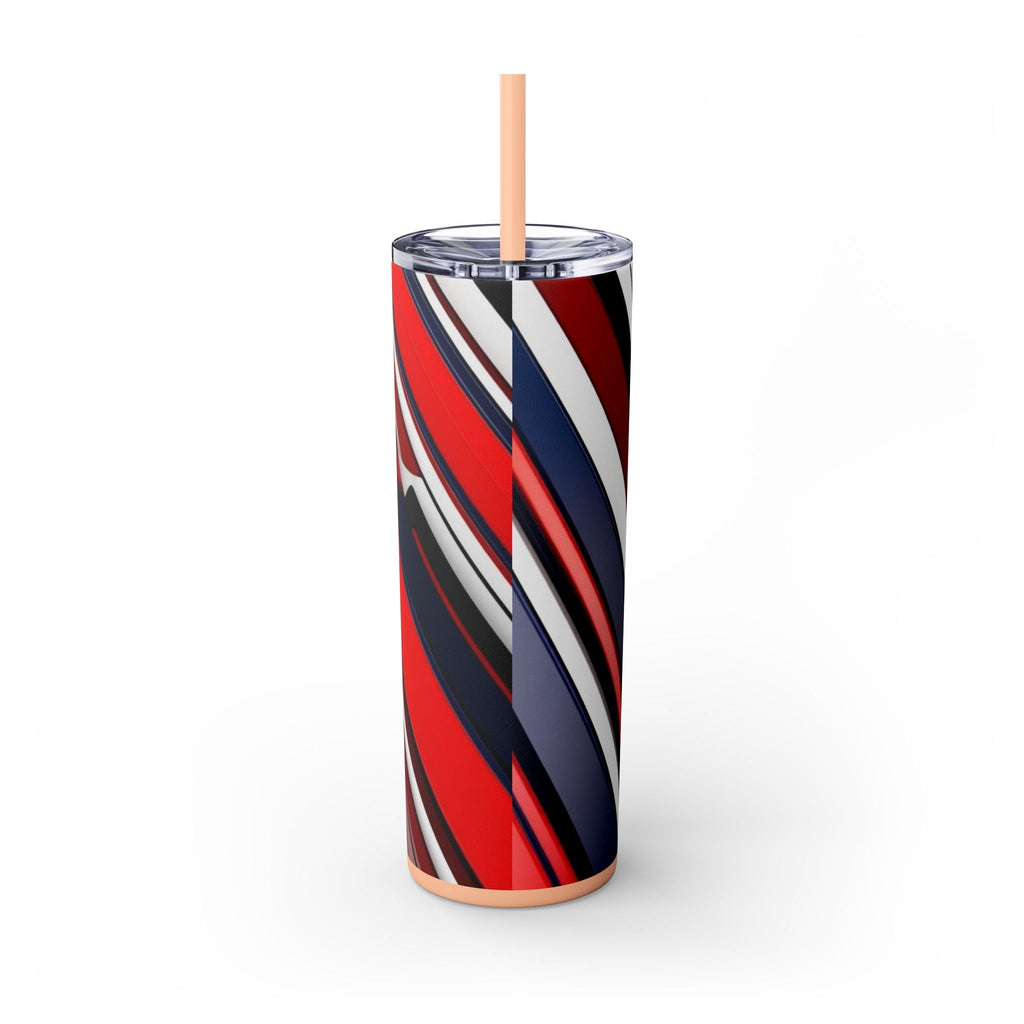 Skinny Tumbler with Straw – 20 oz Stainless Steel Cup