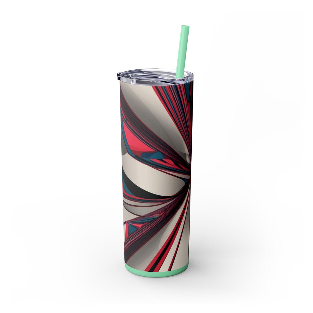 Skinny Tumbler with Straw – 20 oz Stainless Steel Cup