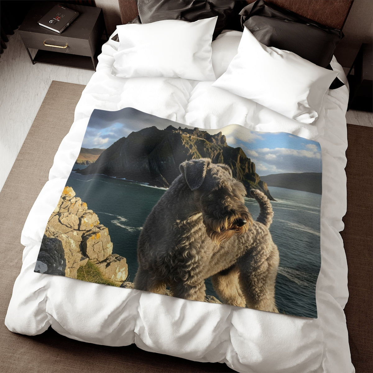 Kerry Blue Terrier Blanket