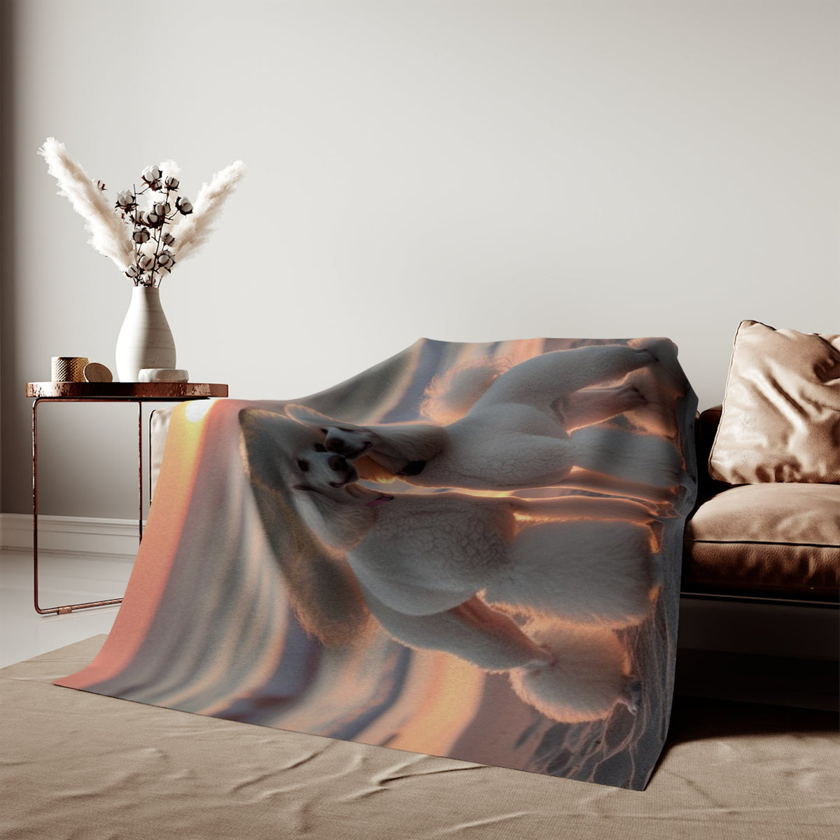 Sweatshirt Blanket – Plush Fleece Throw, 2 Size Options