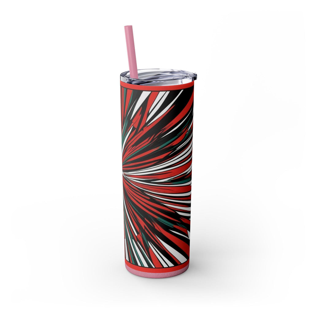 Skinny Tumbler with Straw – 20 oz Stainless Steel Cup