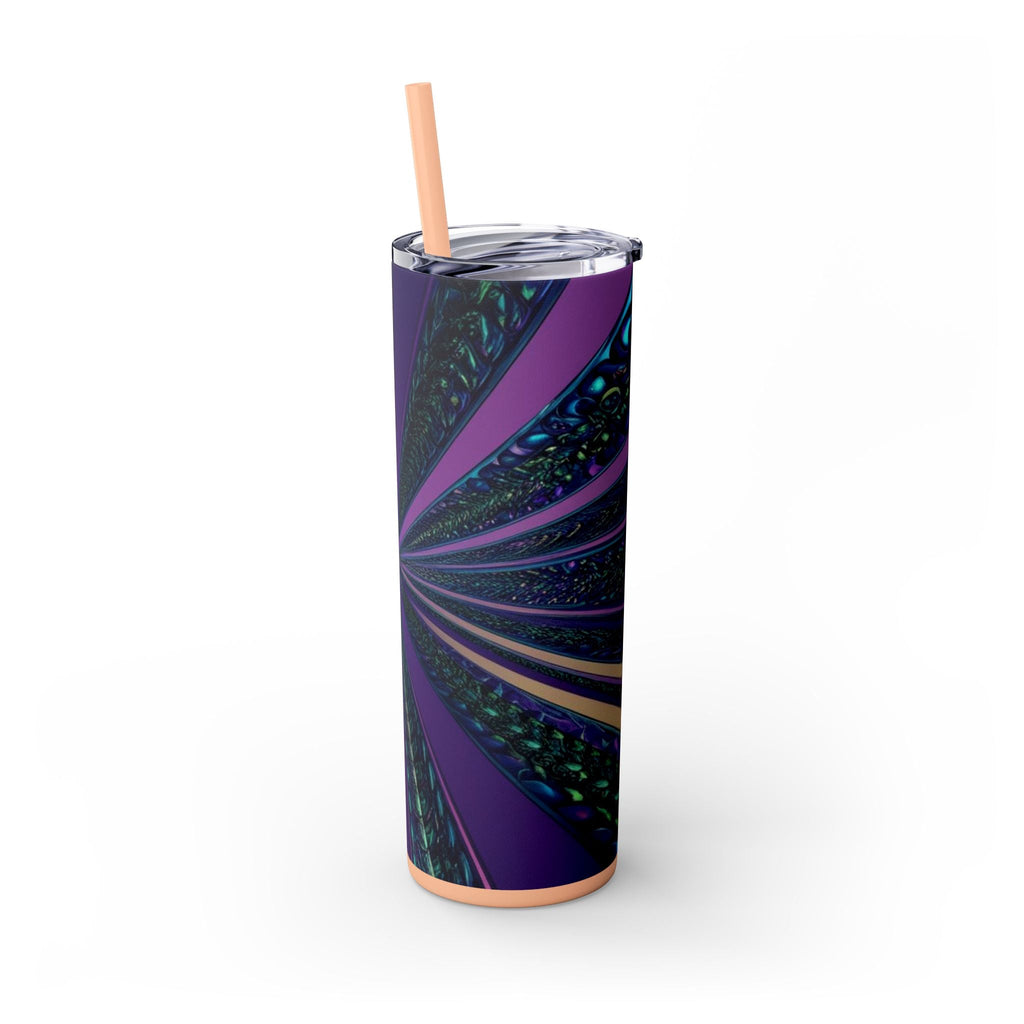 Skinny Tumbler with Straw – 20 oz Stainless Steel Cup