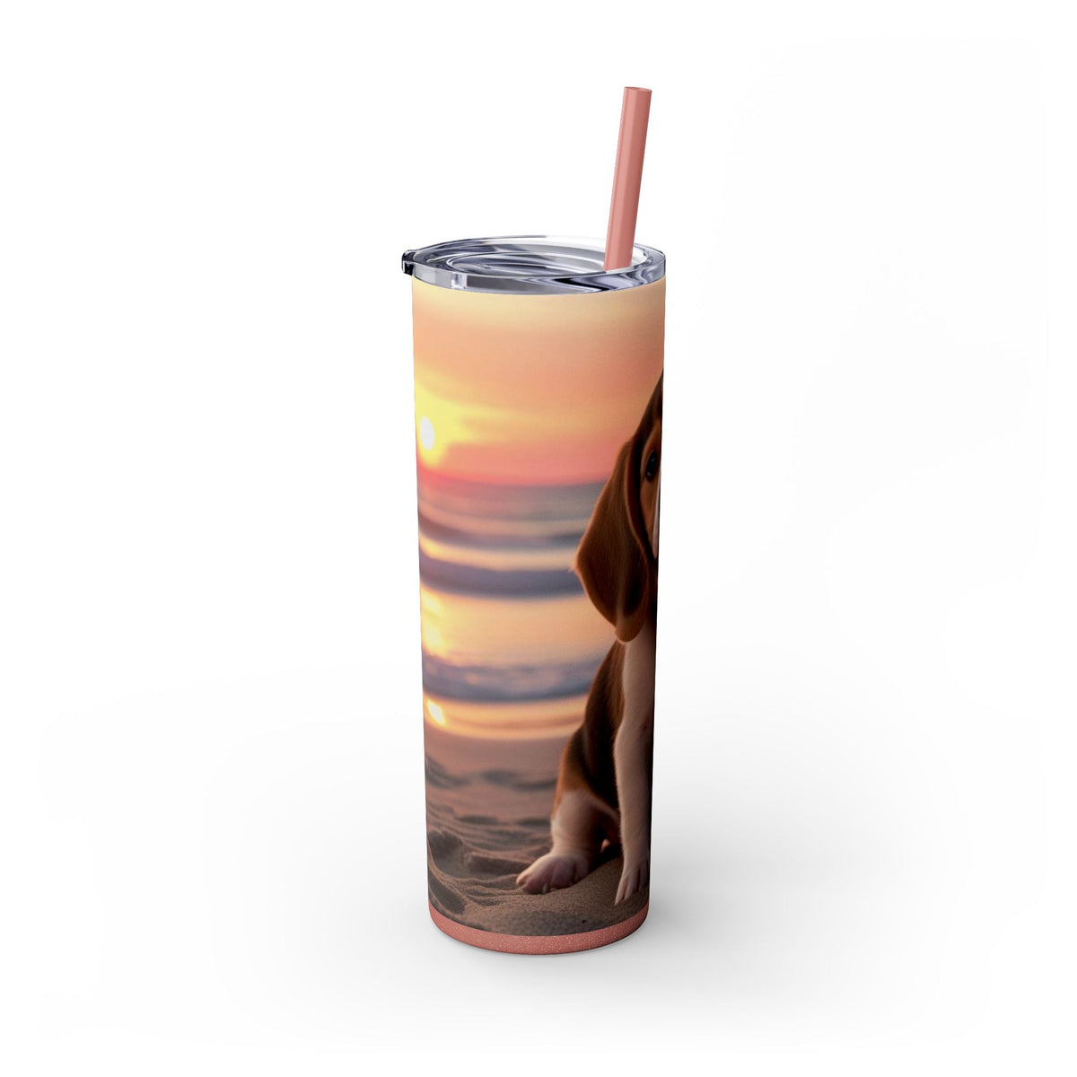 Skinny Tumbler with Straw – 20 oz Stainless Steel Cup
