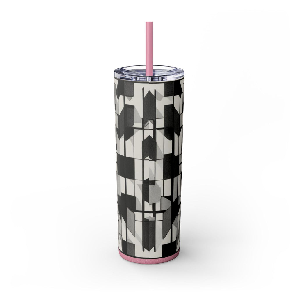 Skinny Tumbler with Straw – 20 oz Stainless Steel Cup