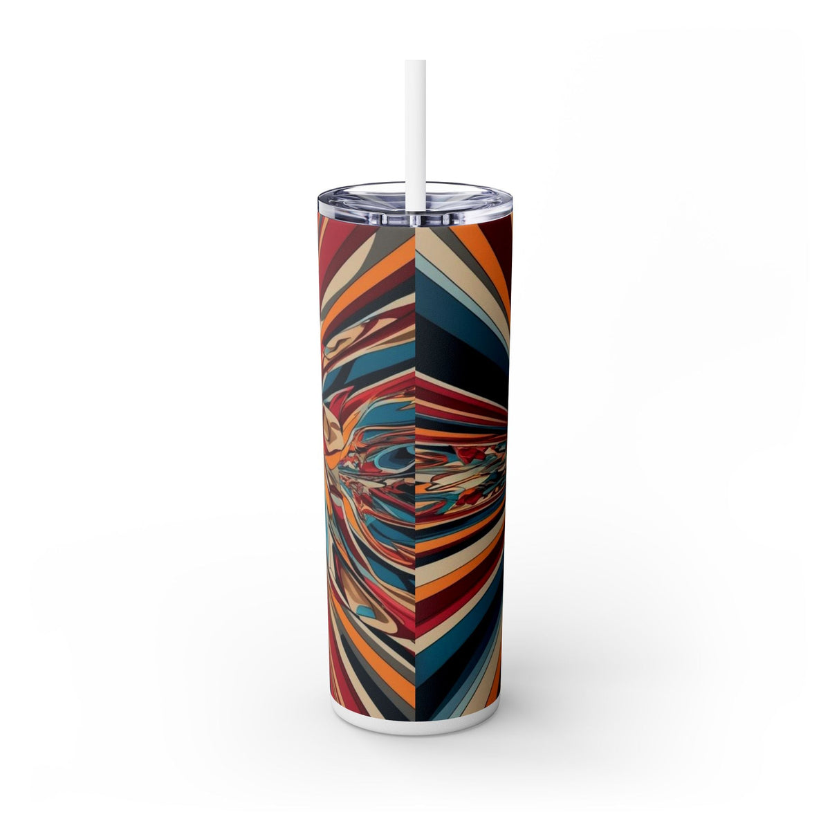 Skinny Tumbler with Straw – 20 oz Stainless Steel Cup
