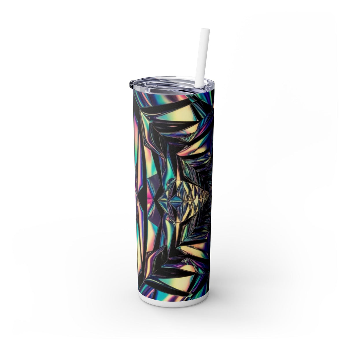 Skinny Tumbler with Straw – 20 oz Stainless Steel Cup