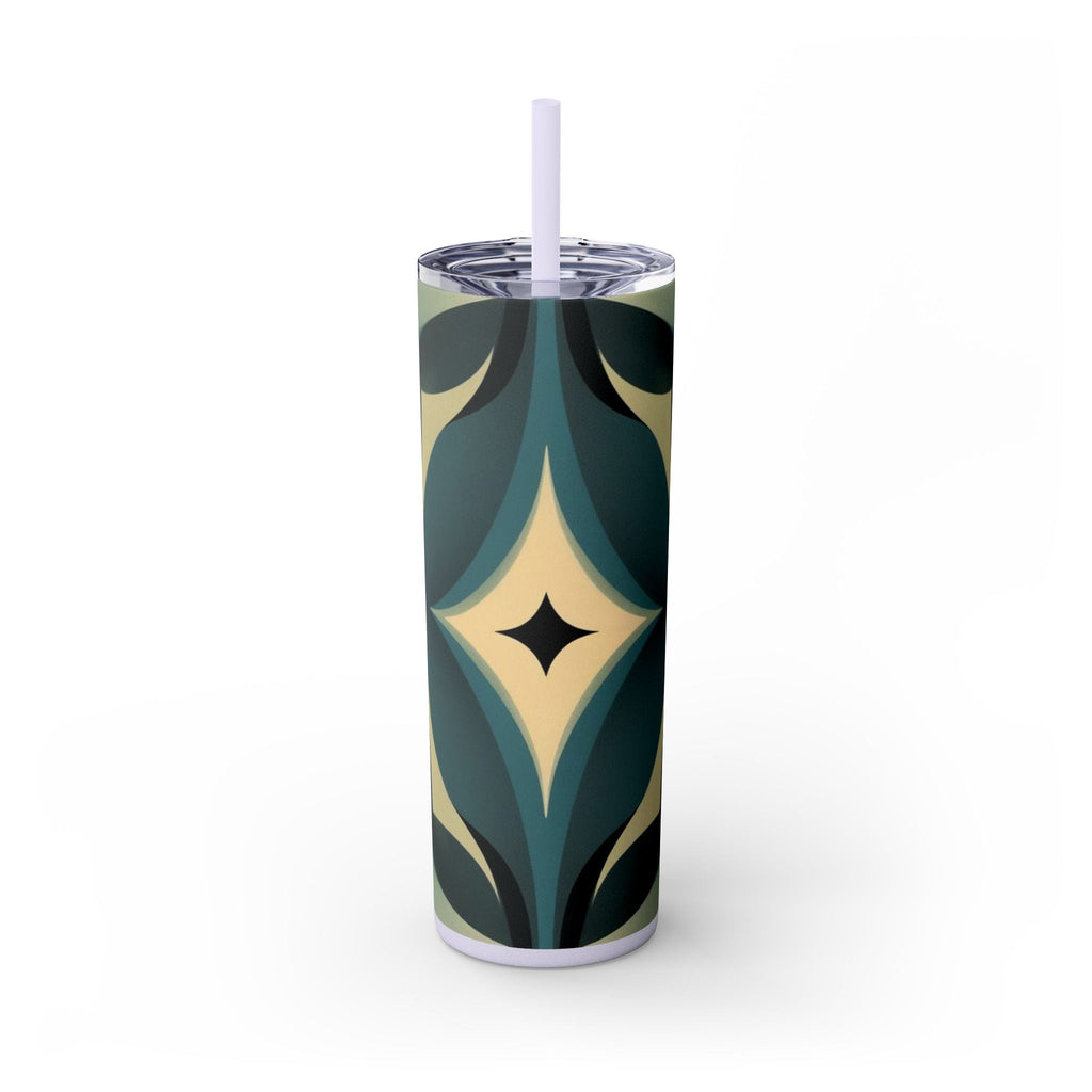 Skinny Tumbler with Straw – 20 oz Stainless Steel Cup