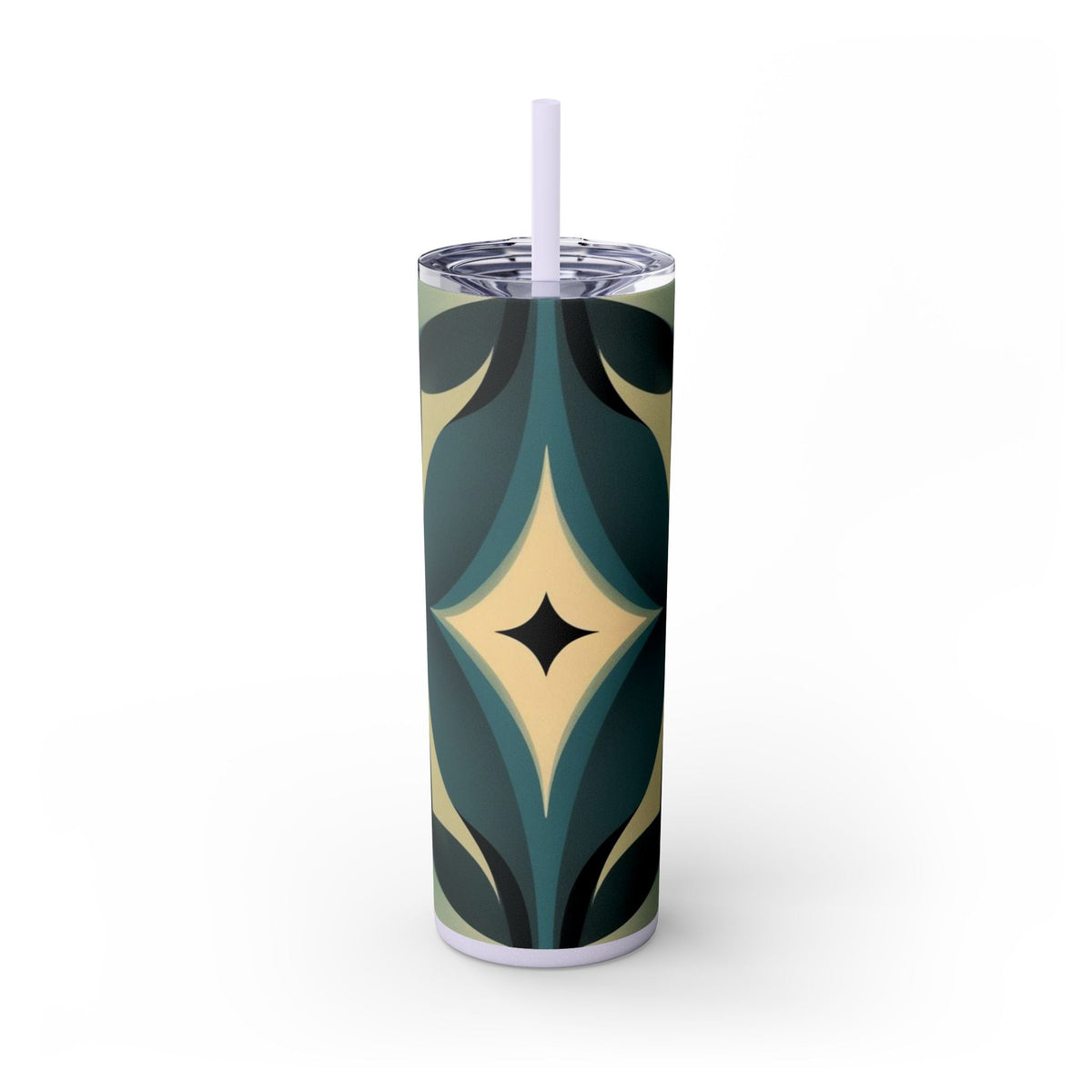 Skinny Tumbler with Straw – 20 oz Stainless Steel Cup
