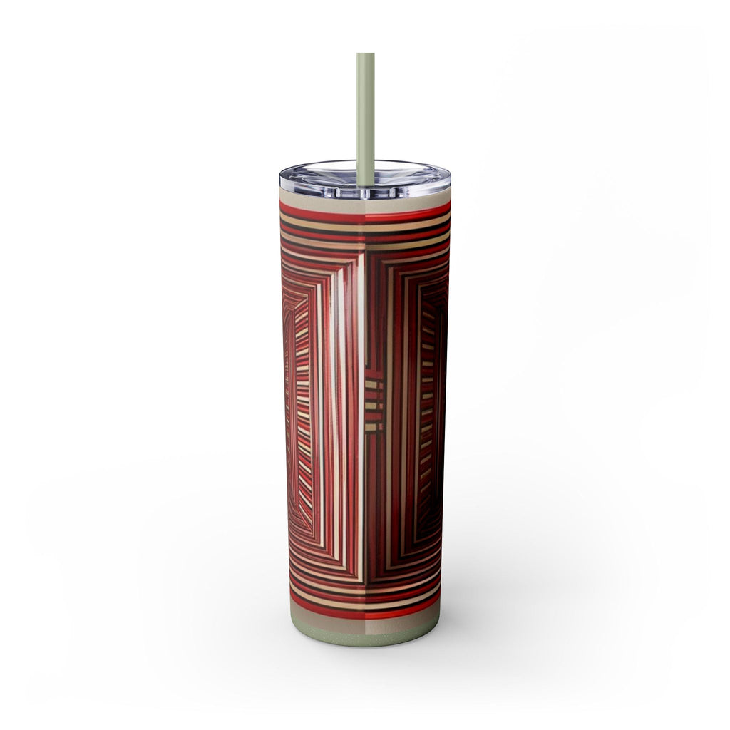 Skinny Tumbler with Straw – 20 oz Stainless Steel Cup