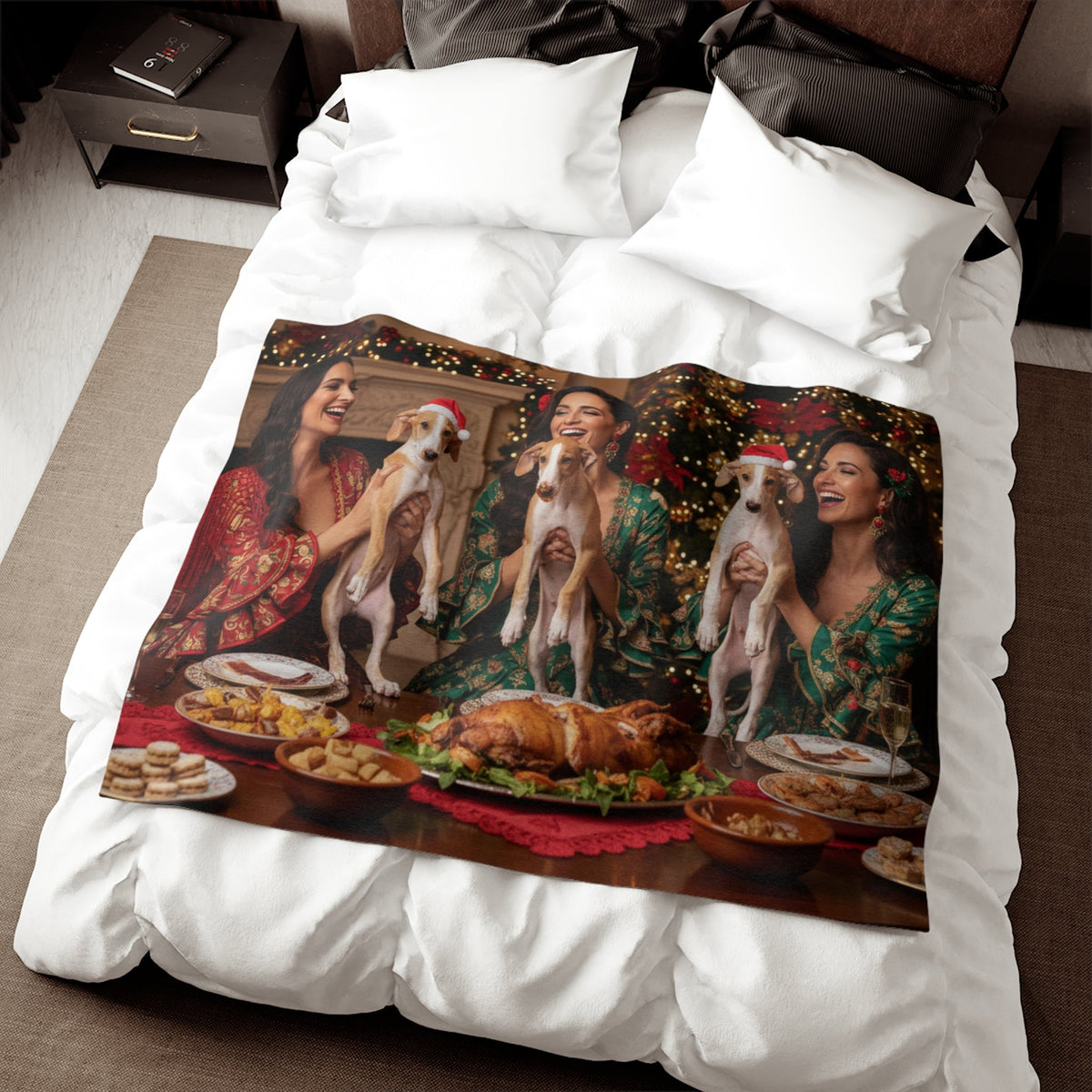 Spanish Holiday Feast Blanket