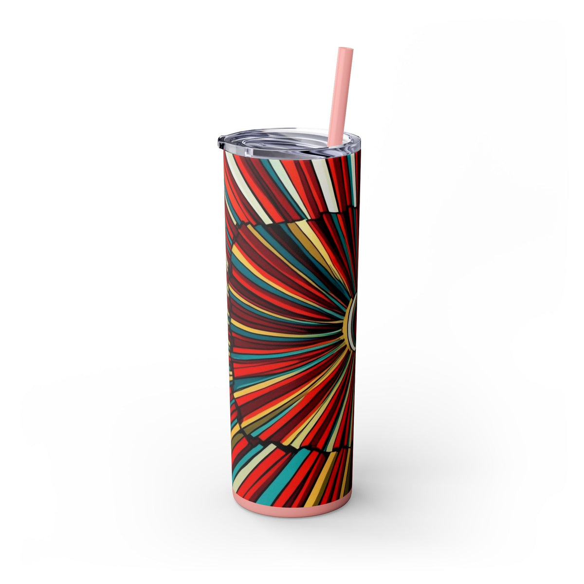 Skinny Tumbler with Straw – 20 oz Stainless Steel Cup