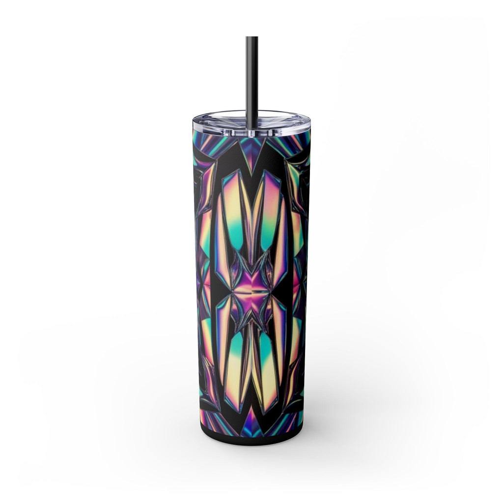 Skinny Tumbler with Straw – 20 oz Stainless Steel Cup
