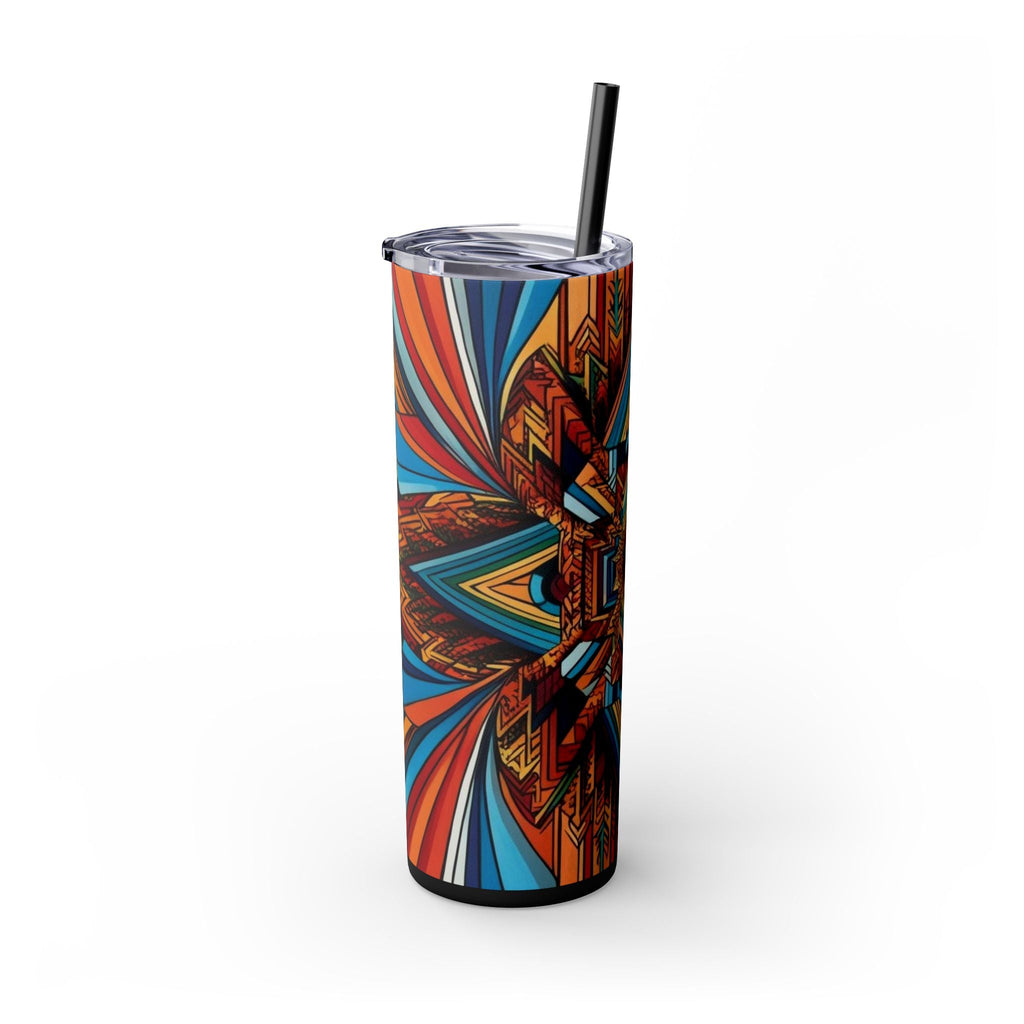 Skinny Tumbler with Straw – 20 oz Stainless Steel Cup