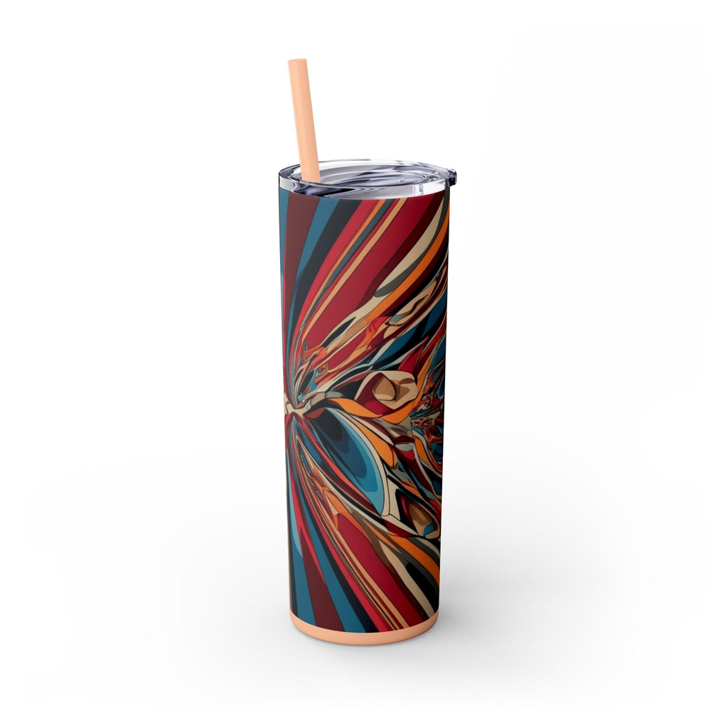 Skinny Tumbler with Straw – 20 oz Stainless Steel Cup