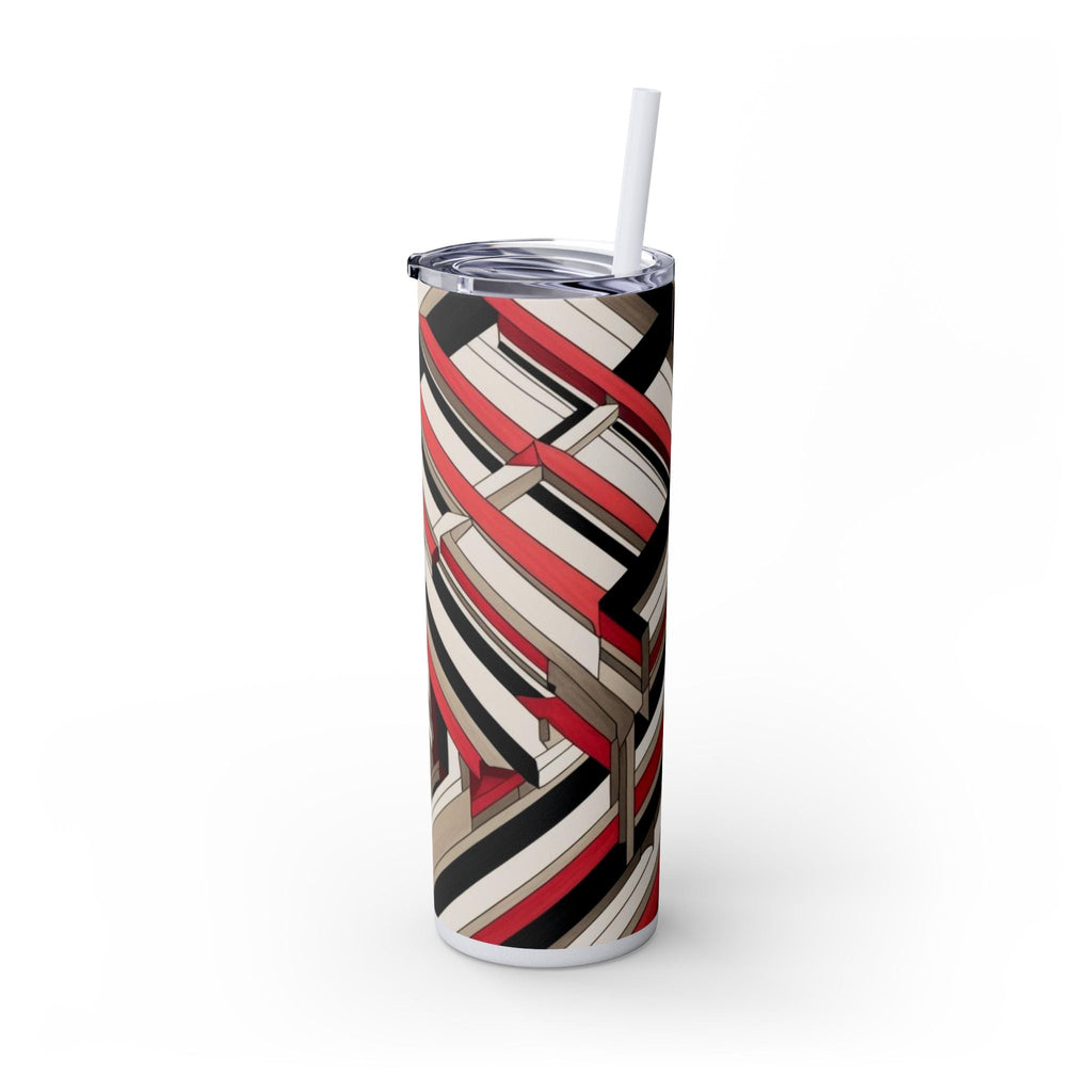 Skinny Tumbler with Straw – 20 oz Stainless Steel Cup