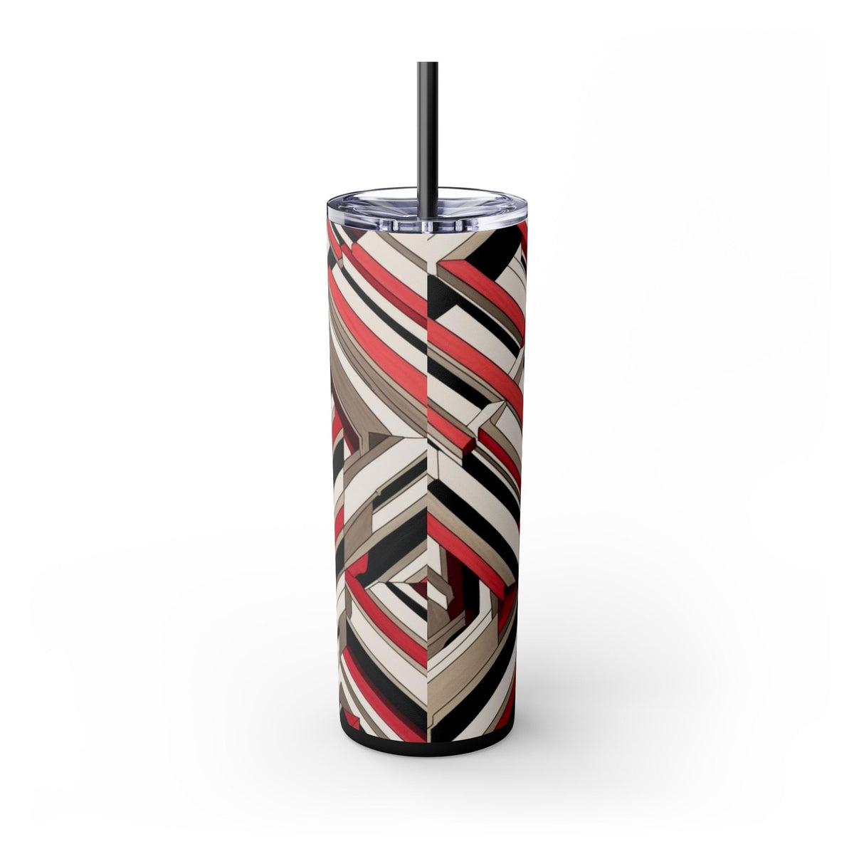 Skinny Tumbler with Straw – 20 oz Stainless Steel Cup