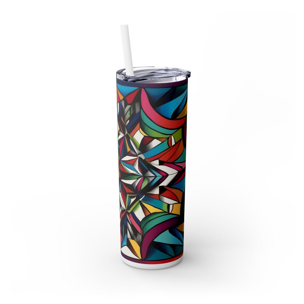 Skinny Tumbler with Straw – 20 oz Stainless Steel Cup