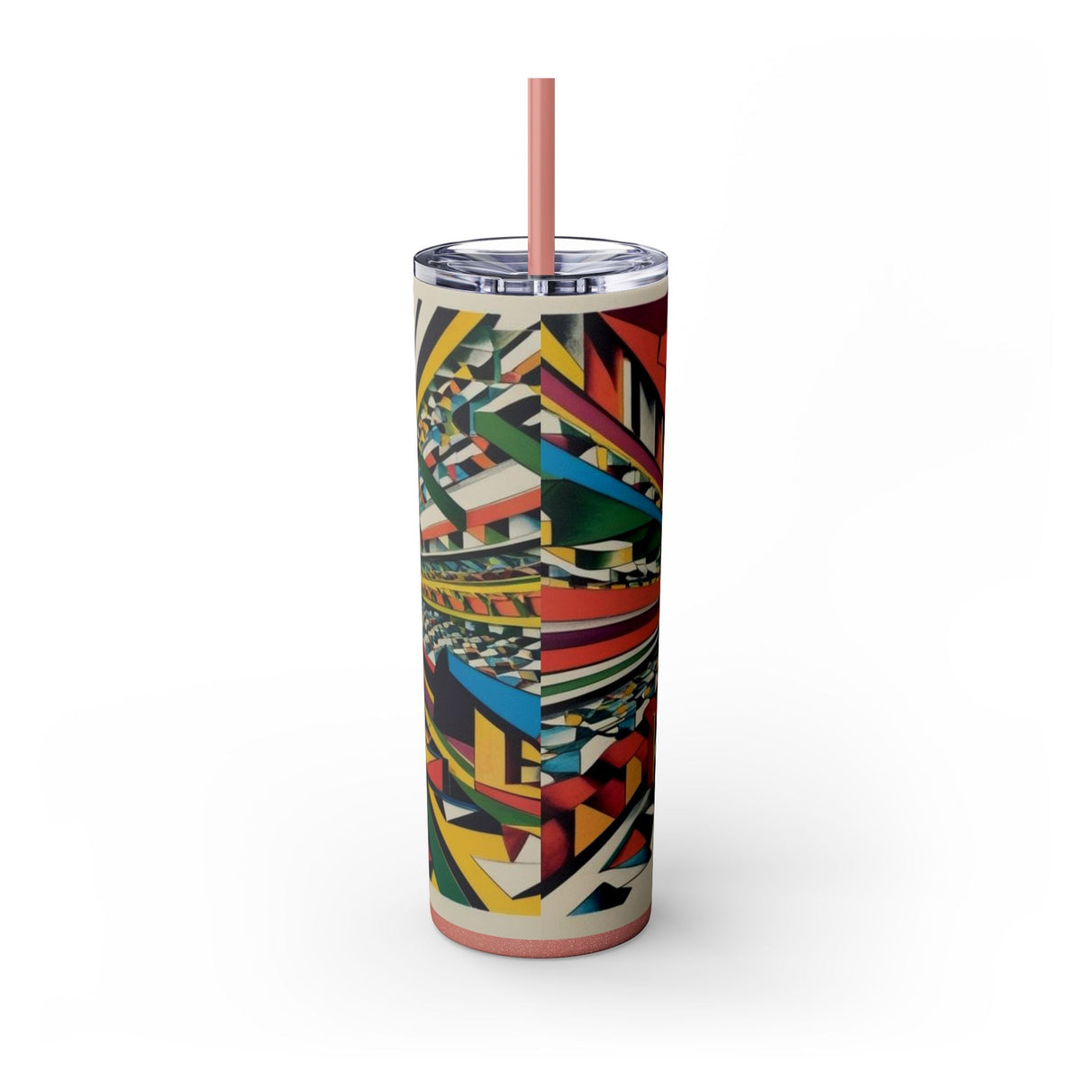 Skinny Tumbler with Straw – 20 oz Stainless Steel Cup