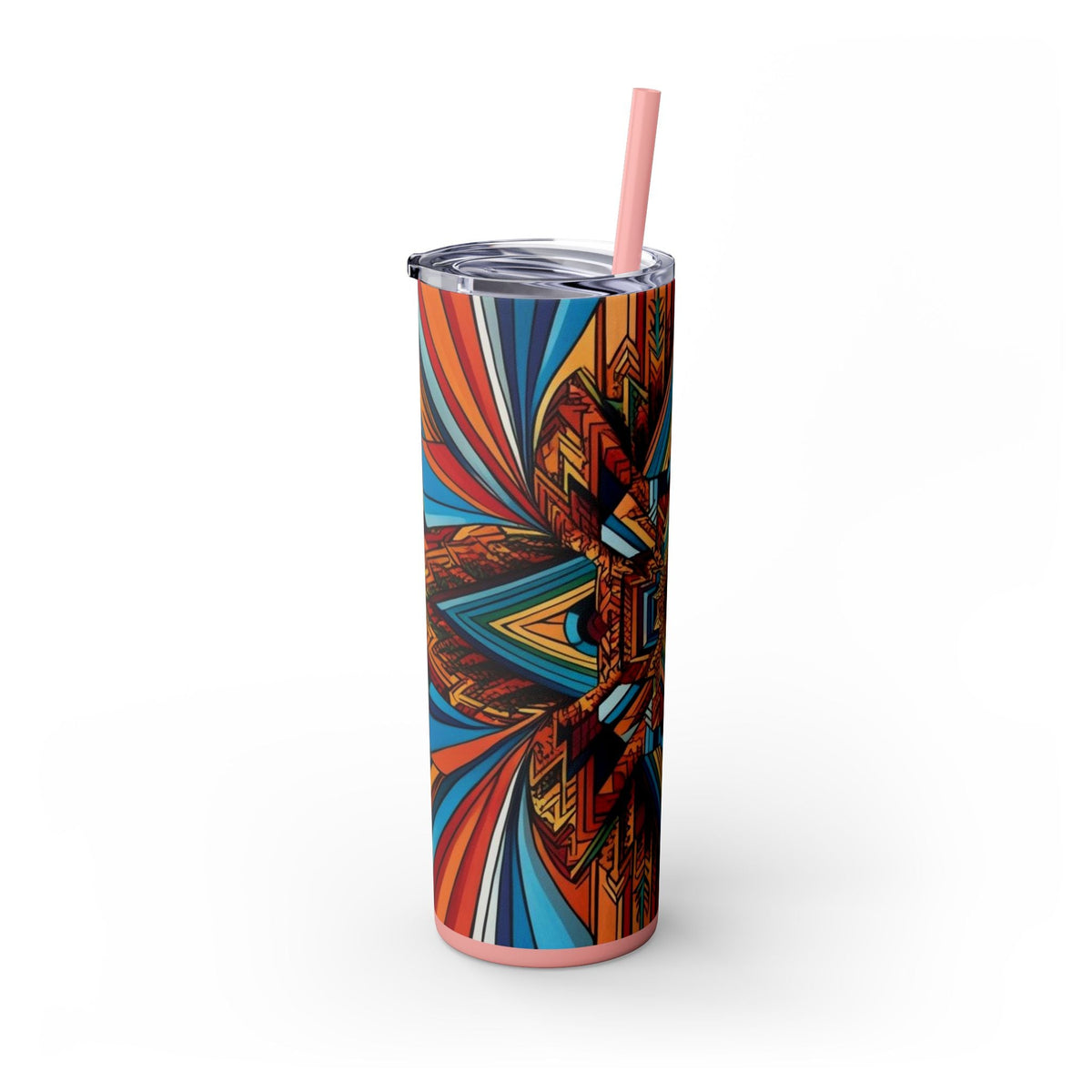 Skinny Tumbler with Straw – 20 oz Stainless Steel Cup