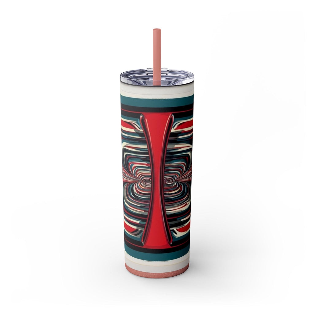 Skinny Tumbler with Straw – 20 oz Stainless Steel Cup