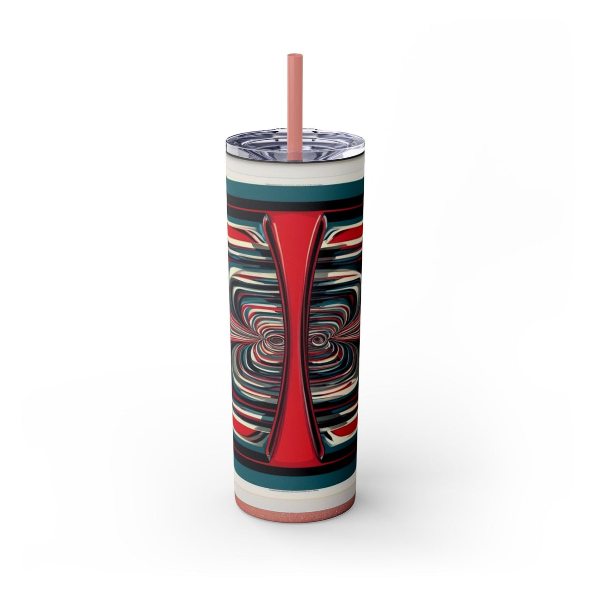 Skinny Tumbler with Straw – 20 oz Stainless Steel Cup