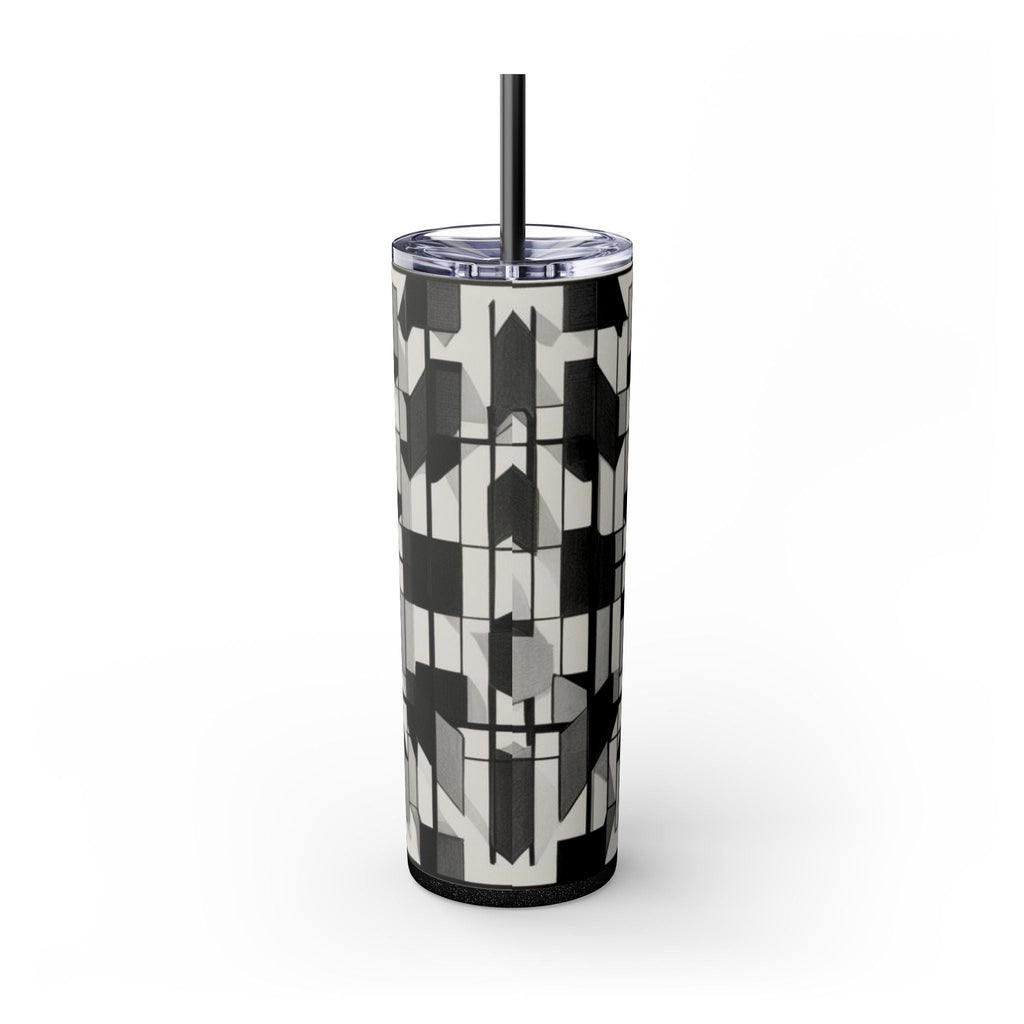 Skinny Tumbler with Straw – 20 oz Stainless Steel Cup