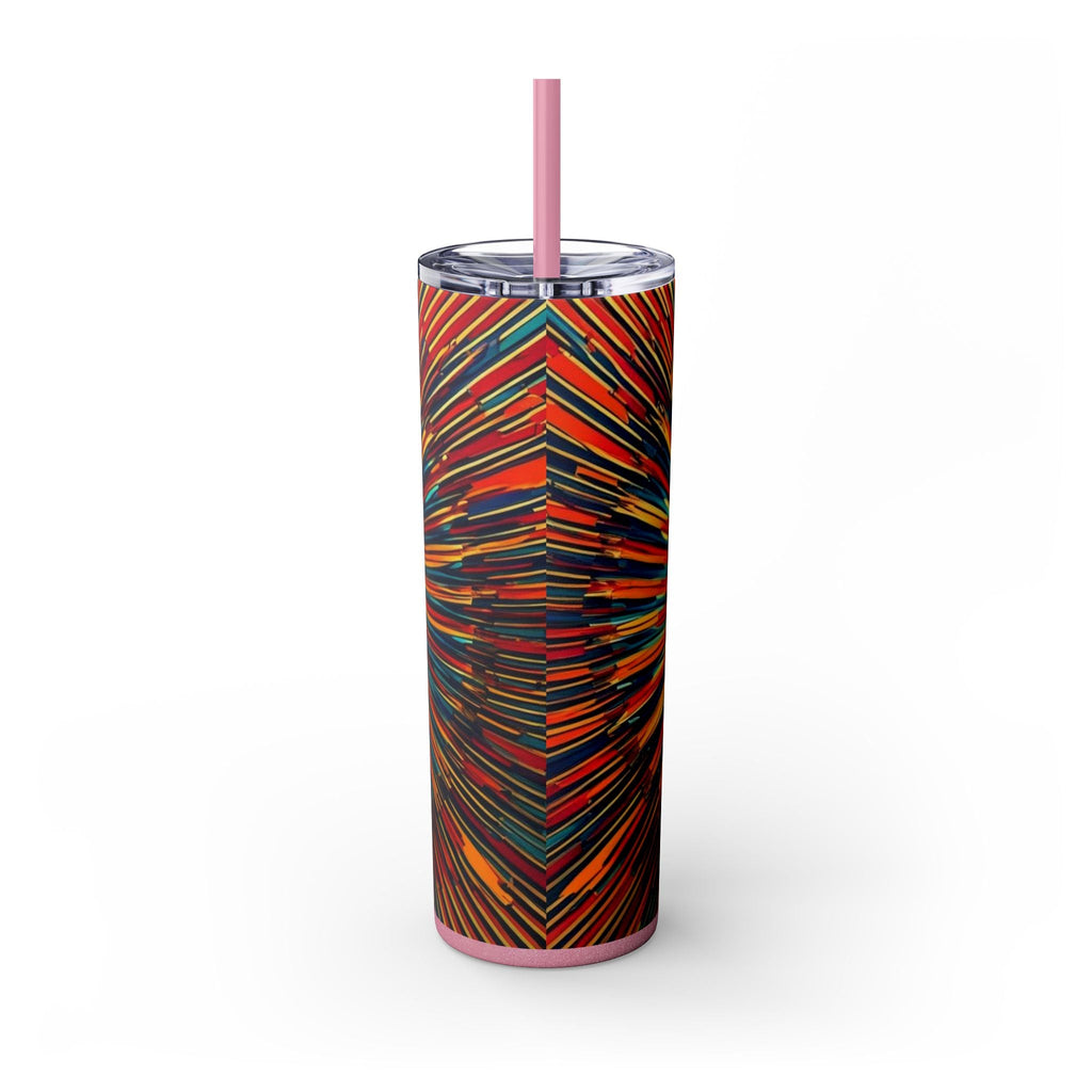 Skinny Tumbler with Straw – 20 oz Stainless Steel Cup
