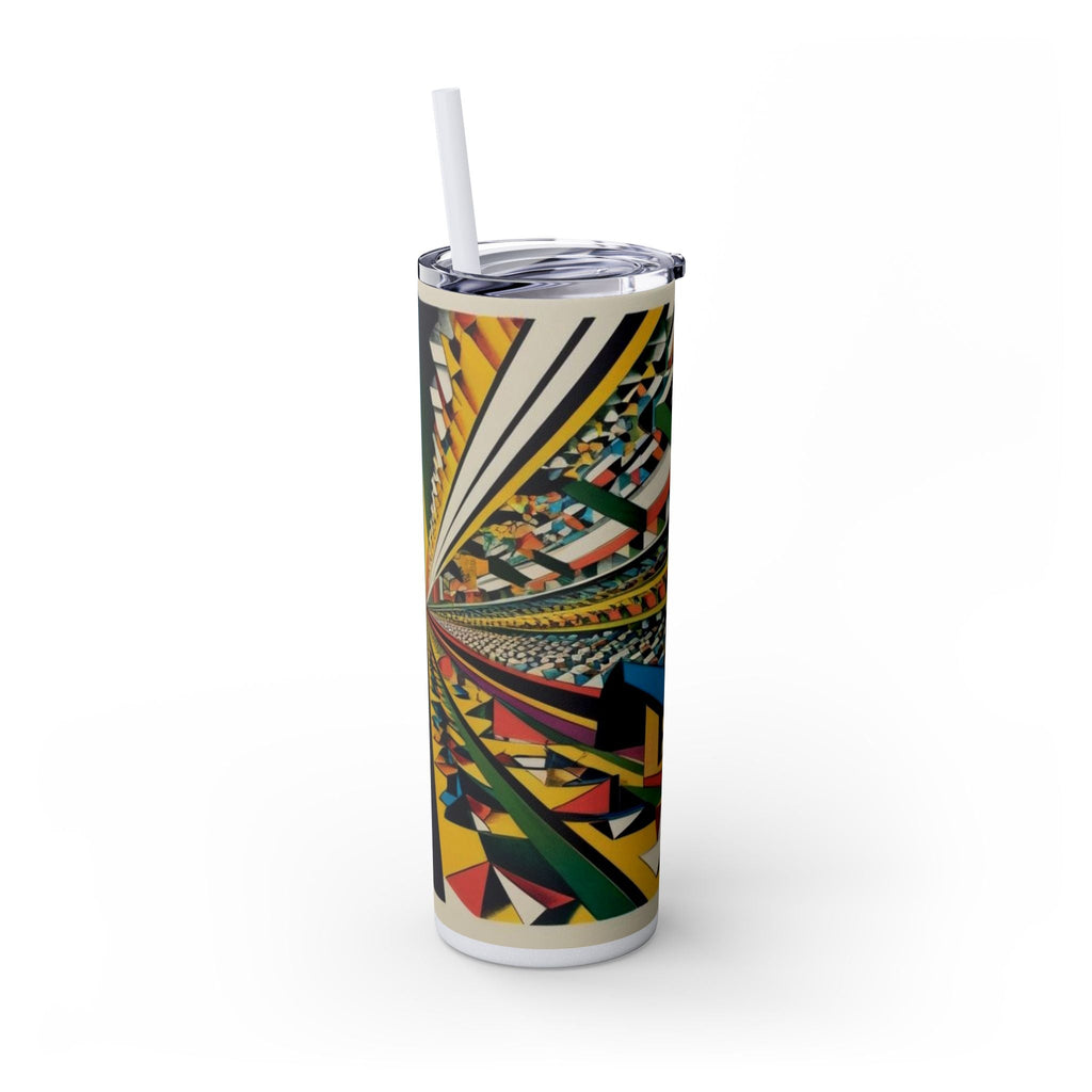 Skinny Tumbler with Straw – 20 oz Stainless Steel Cup