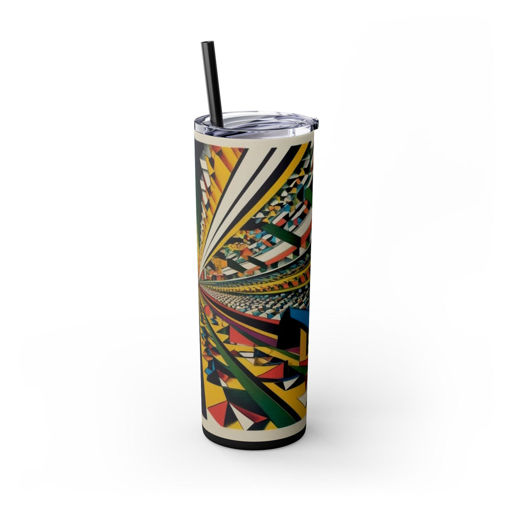 Skinny Tumbler with Straw – 20 oz Stainless Steel Cup