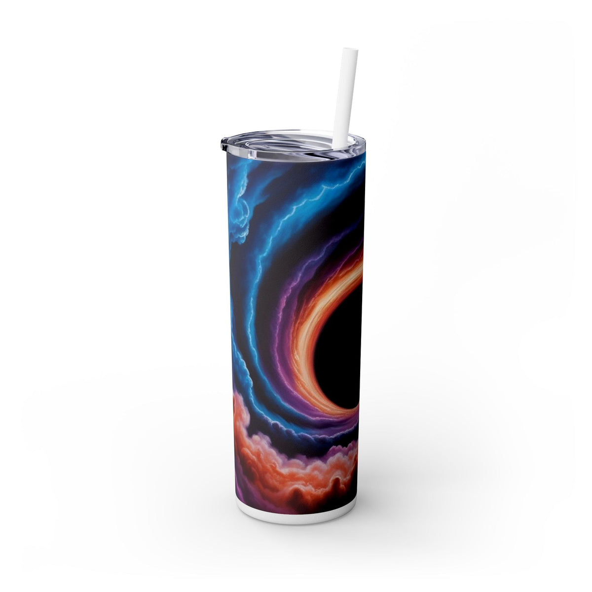 Skinny Tumbler with Straw – 20 oz Stainless Steel Cup