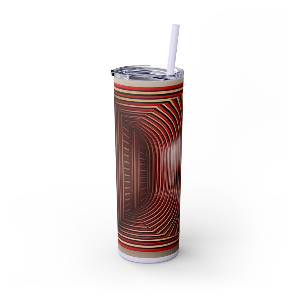 Skinny Tumbler with Straw – 20 oz Stainless Steel Cup