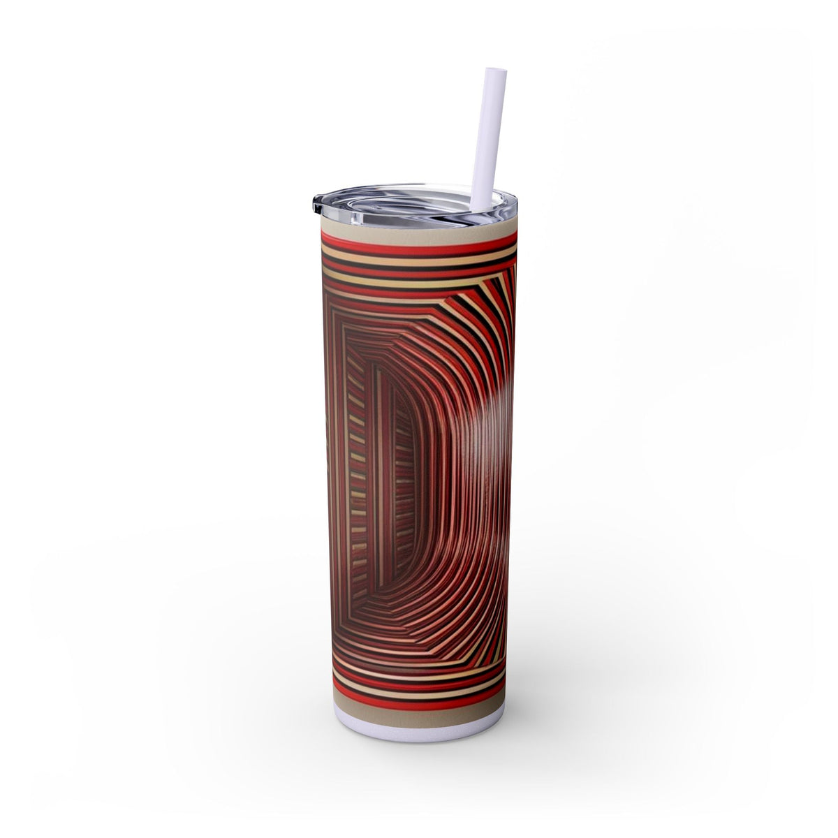 Skinny Tumbler with Straw – 20 oz Stainless Steel Cup