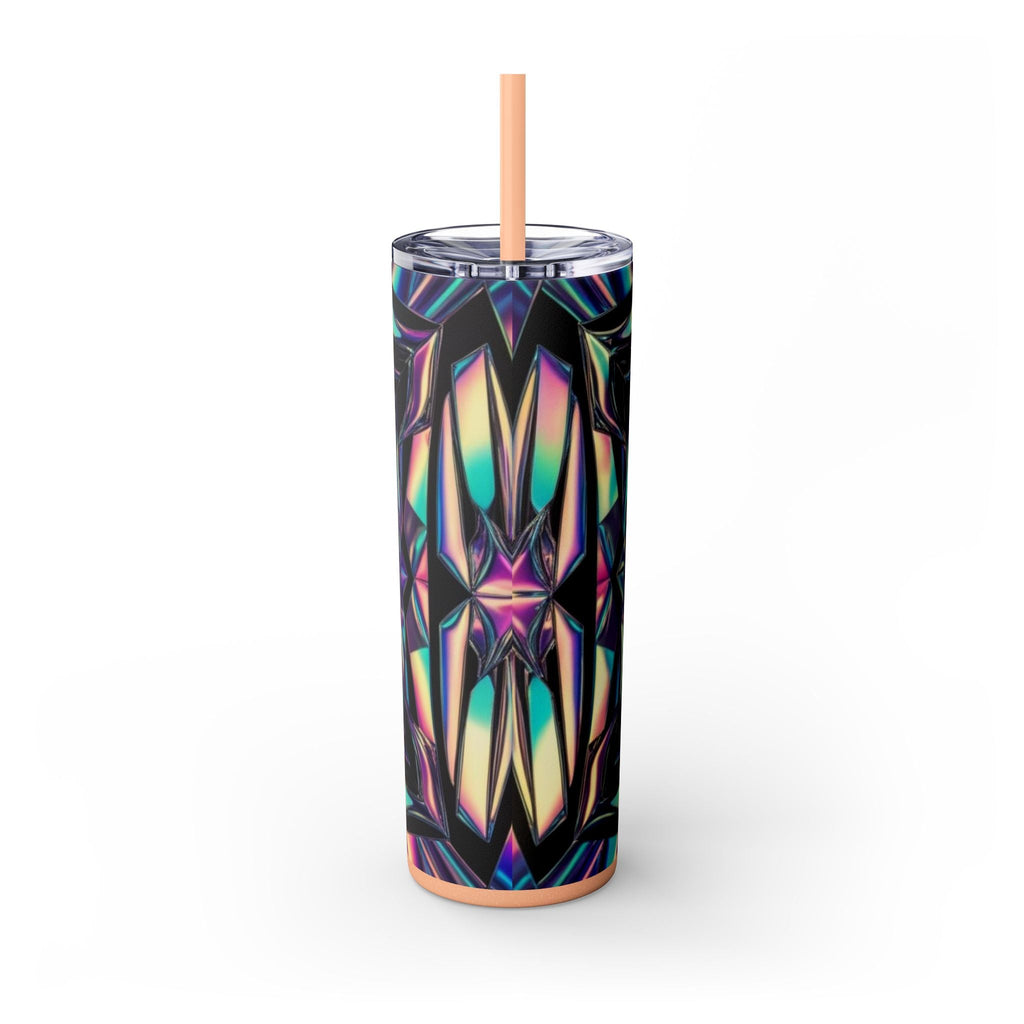 Skinny Tumbler with Straw – 20 oz Stainless Steel Cup