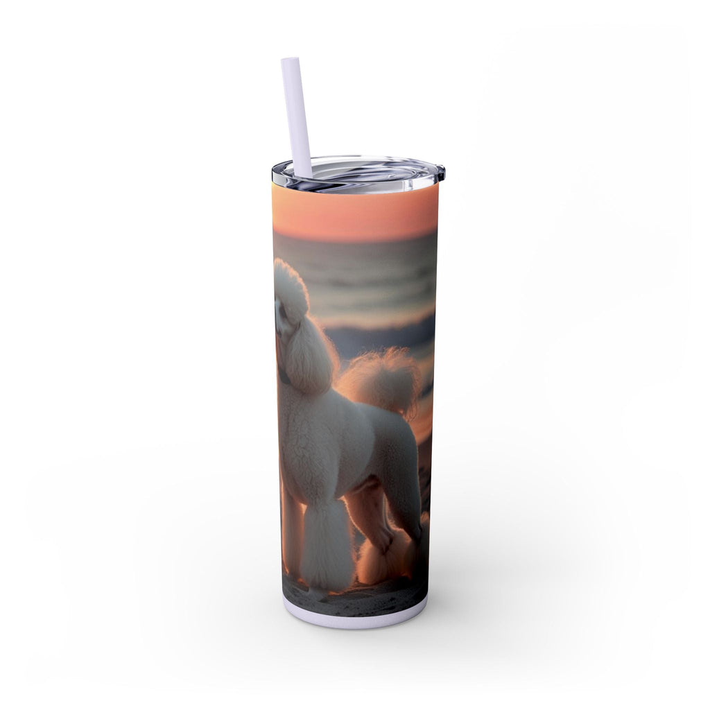 Skinny Tumbler with Straw – 20 oz Stainless Steel Cup