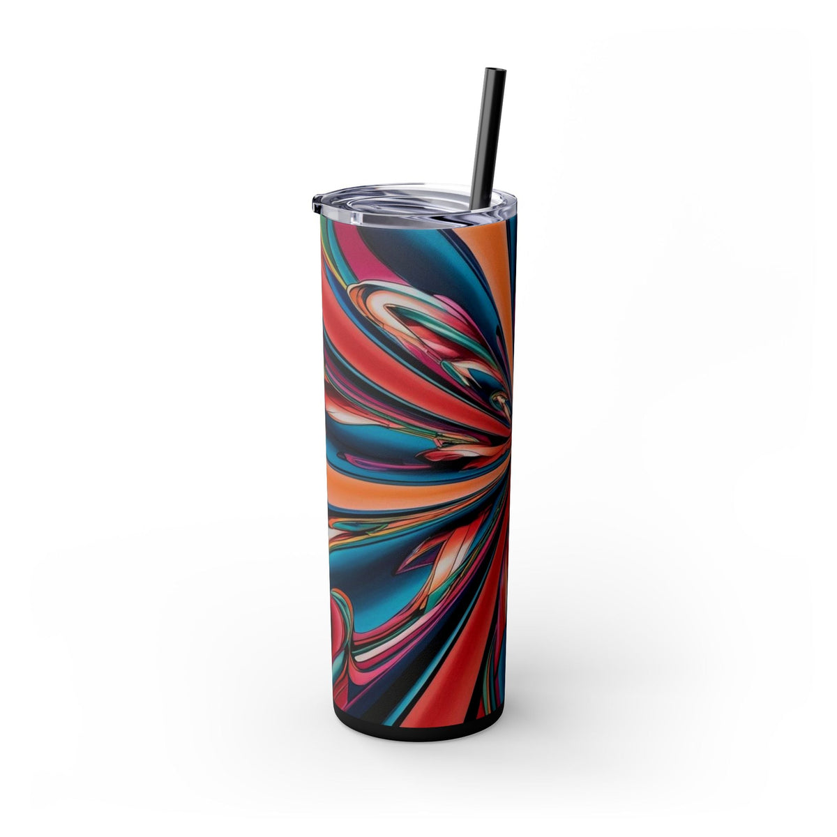 Skinny Tumbler with Straw – 20 oz Stainless Steel Cup