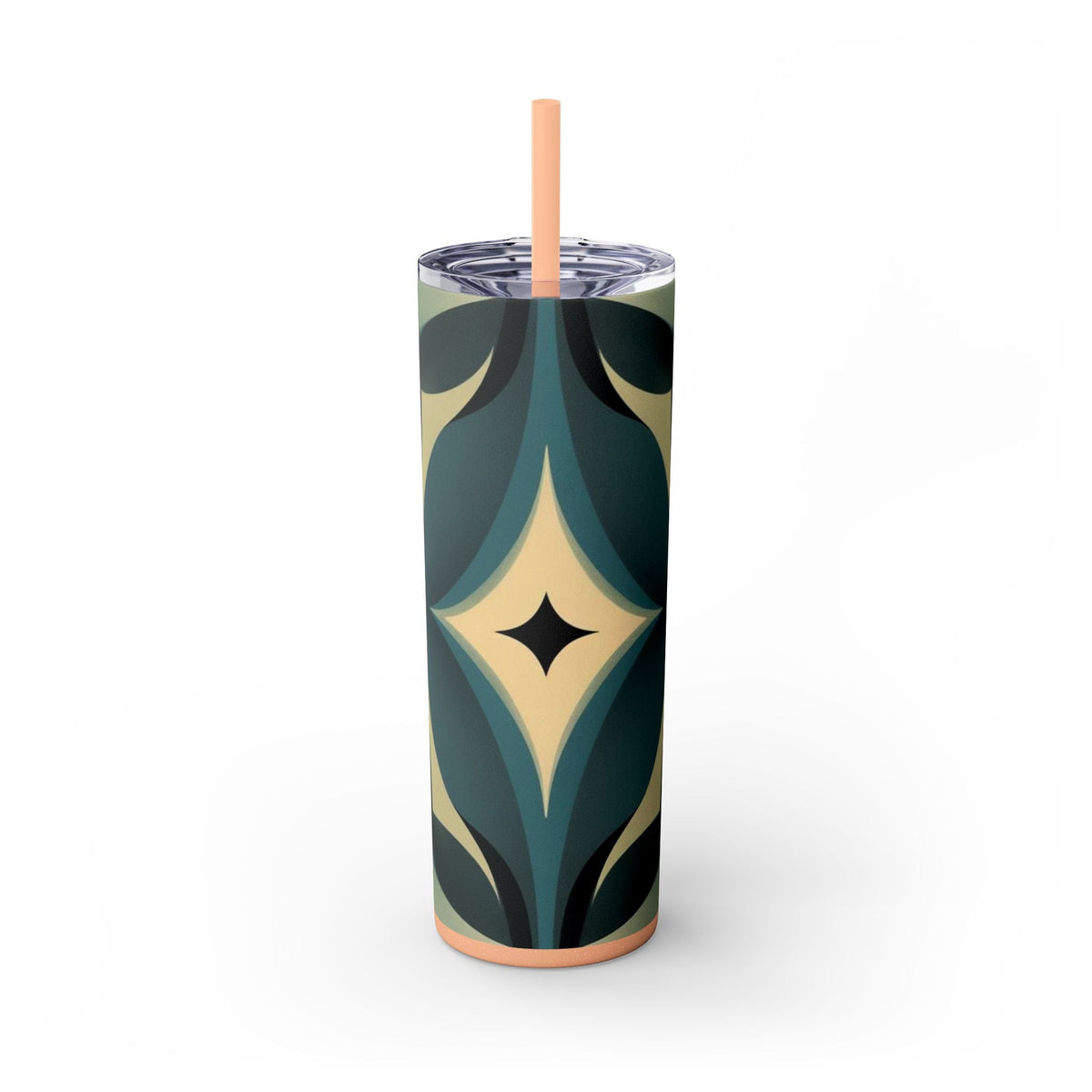 Skinny Tumbler with Straw – 20 oz Stainless Steel Cup