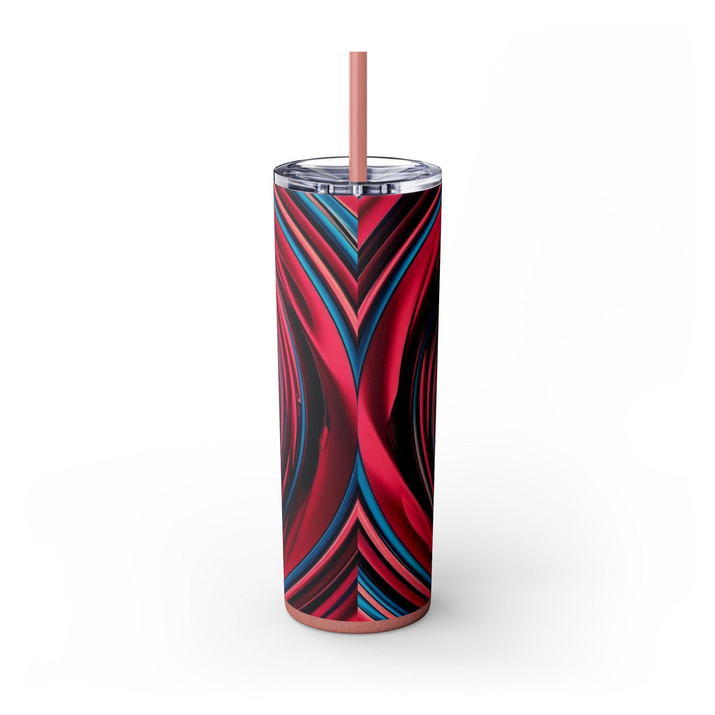 Skinny Tumbler with Straw – 20 oz Stainless Steel Cup
