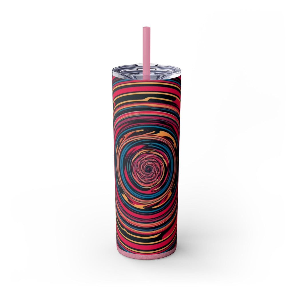 Skinny Tumbler with Straw – 20 oz Stainless Steel Cup